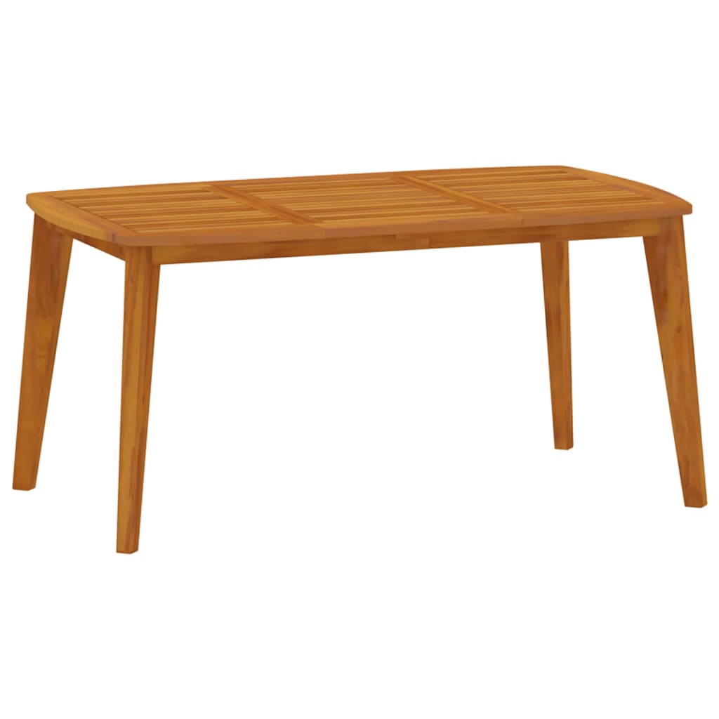 Set Da Pranzo Per Giardino 5 Pz In Legno Massello Di Acacia - Image 4