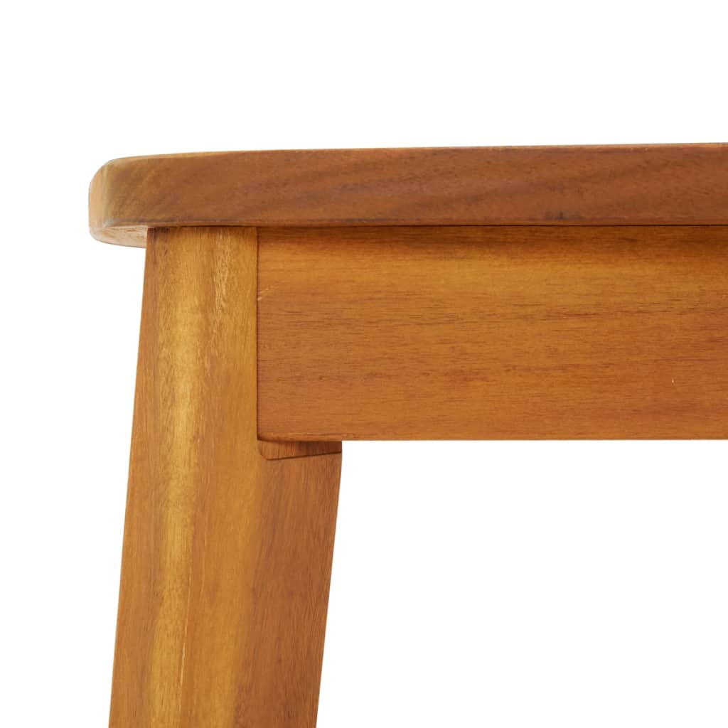 Set Da Pranzo Per Giardino 5 Pz In Legno Massello Di Acacia - Image 6