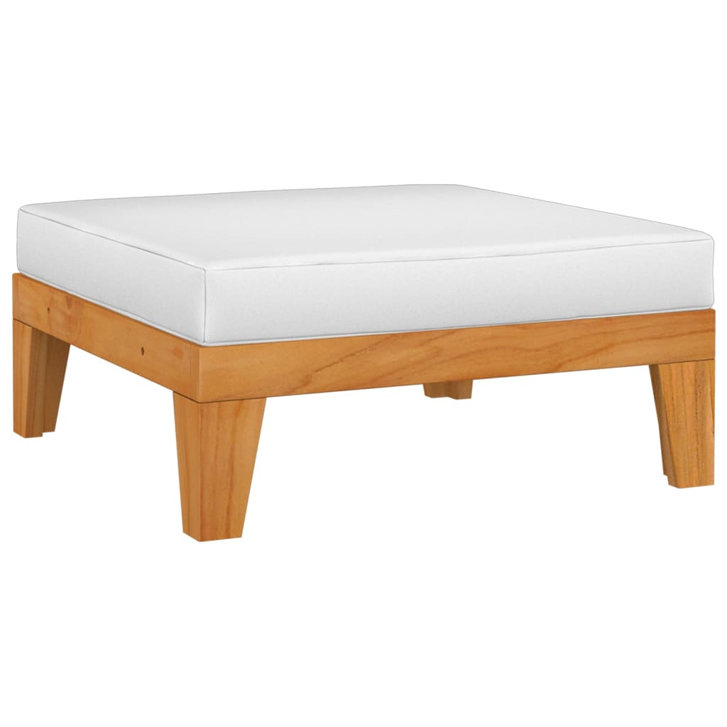Set Divani Da Giardino 3 Pz Con Cuscini In Massello Di Acacia - Image 6