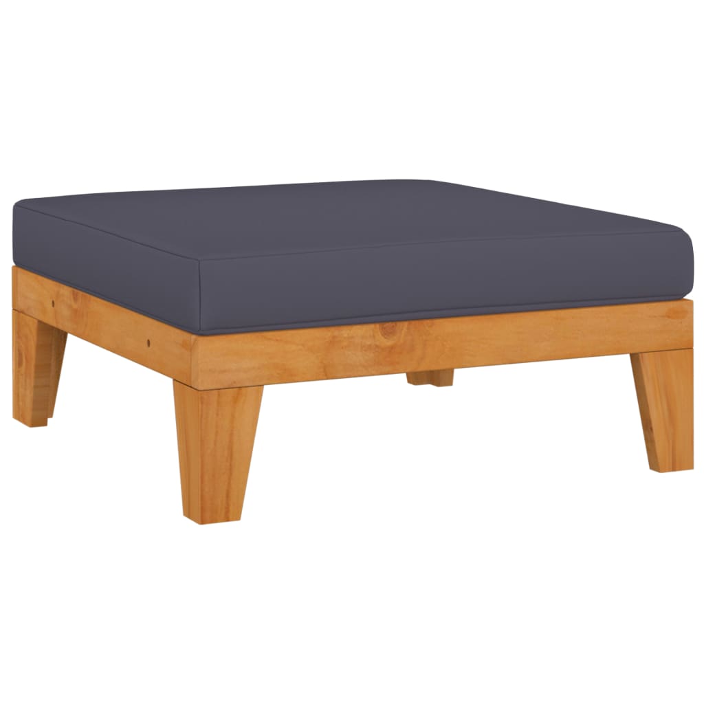 Set Divani Da Giardino 3 Pz Con Cuscini In Massello Di Acacia - Image 6