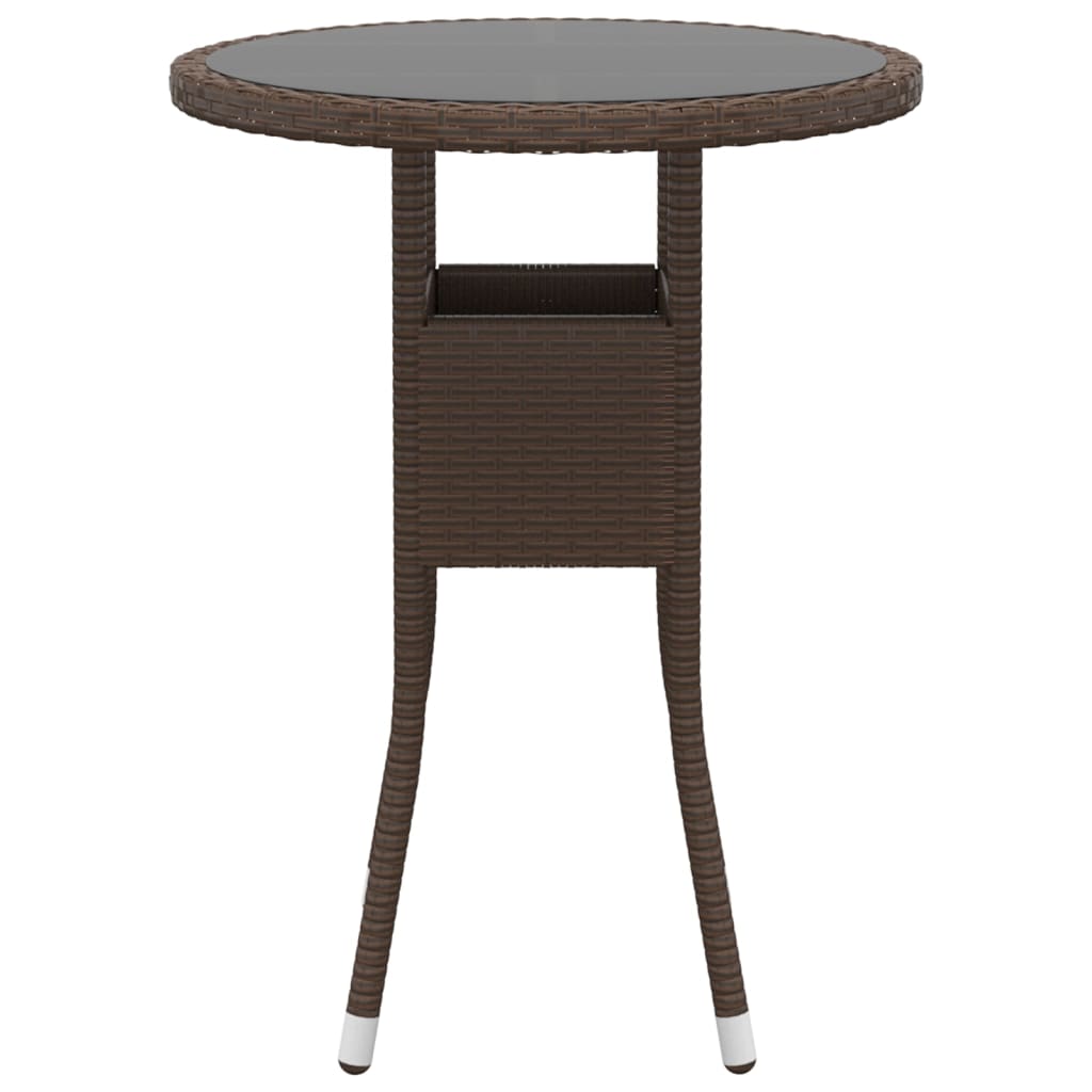 Set Divani Da Giardino 5 Pz In Polyrattan Marrone - Image 6