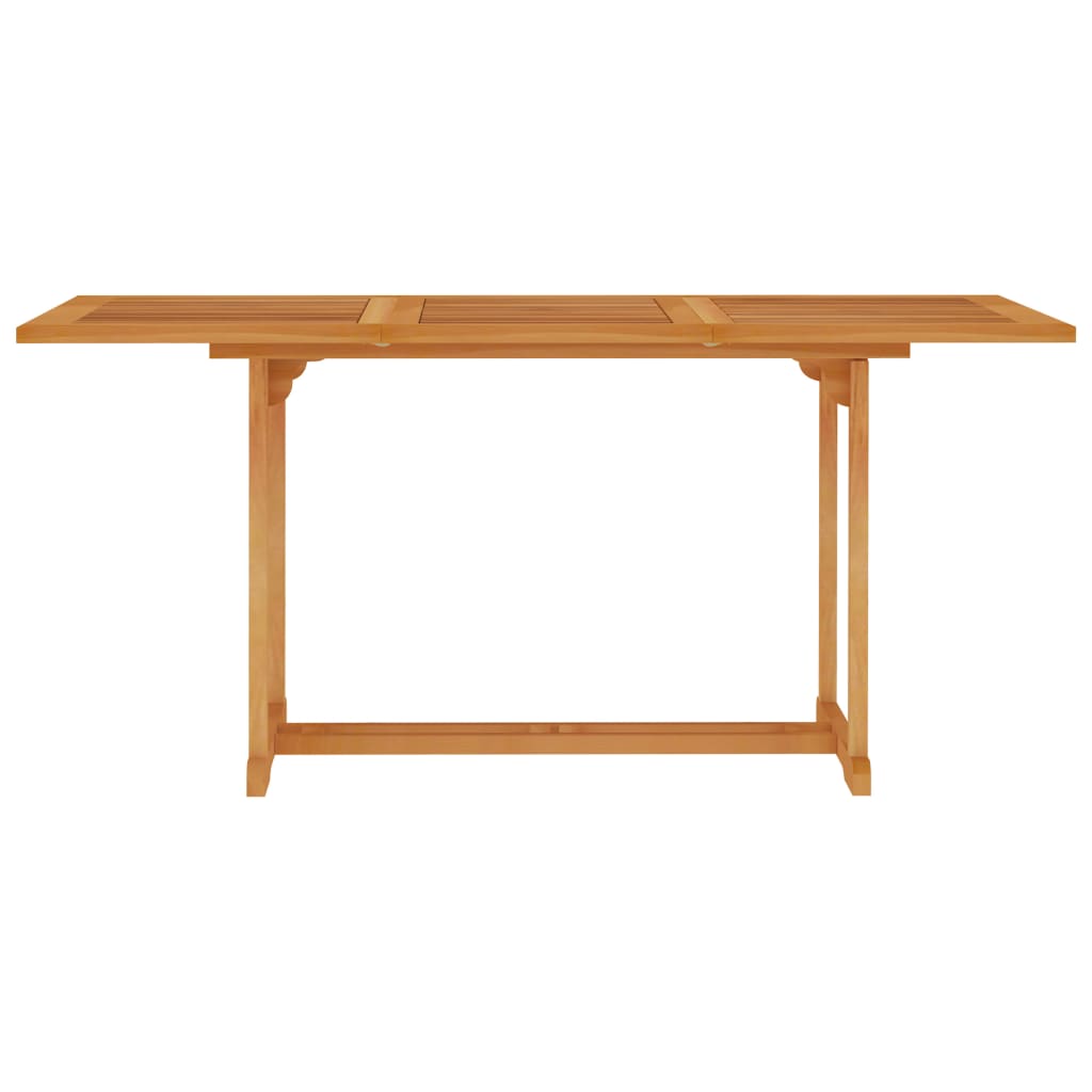 Set Da Pranzo Da Giardino 5 Pz In Legno Massello Di Teak - Image 3
