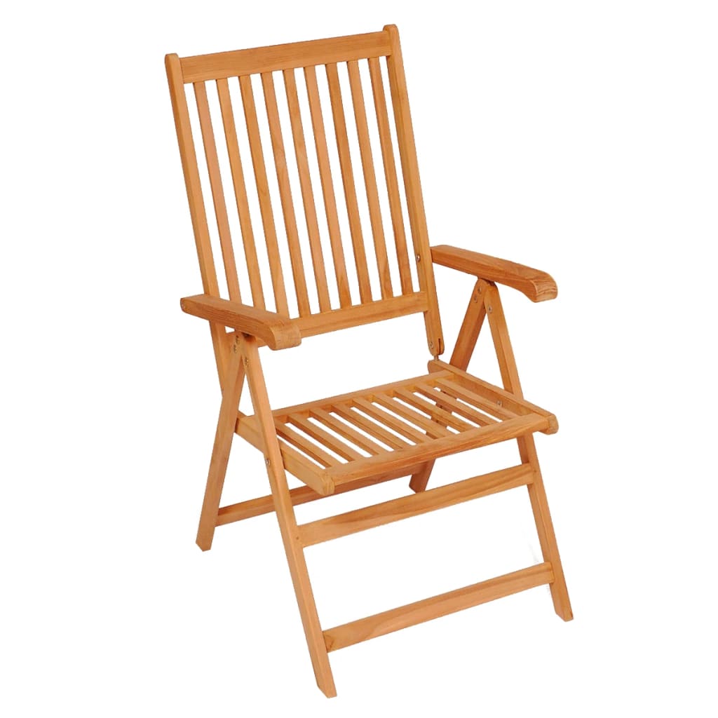 Set Da Pranzo Da Giardino 5 Pz In Legno Massello Di Teak - Image 6