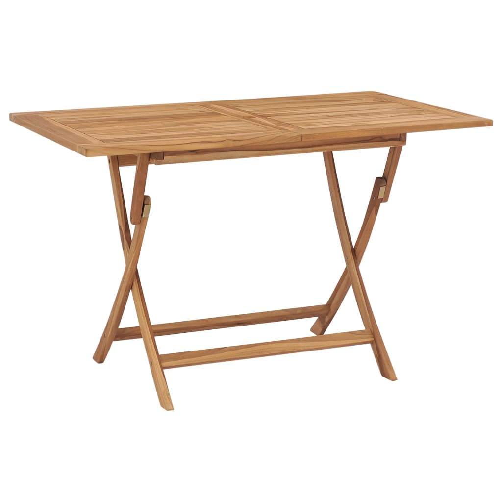Set Da Pranzo Da Giardino 5 Pz In Legno Massello Di Teak - Image 3