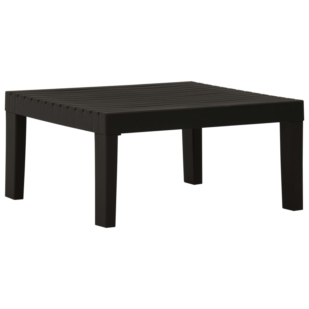 Set Divani Da Giardino Con Cuscini 6 Pz In Plastica Grigio - Image 4