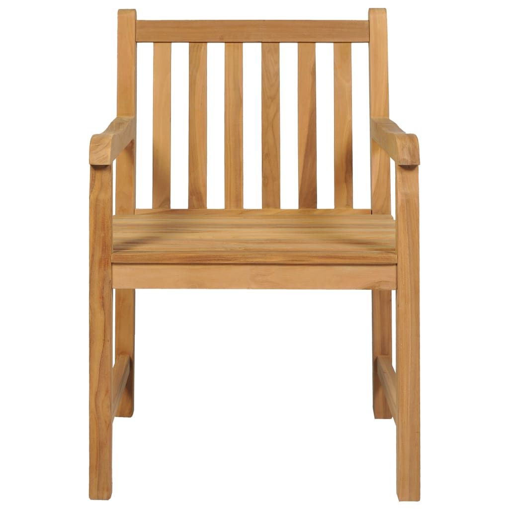 Set Da Pranzo Per Esterni 5 Pz In Legno Massello Di Teak - Image 5