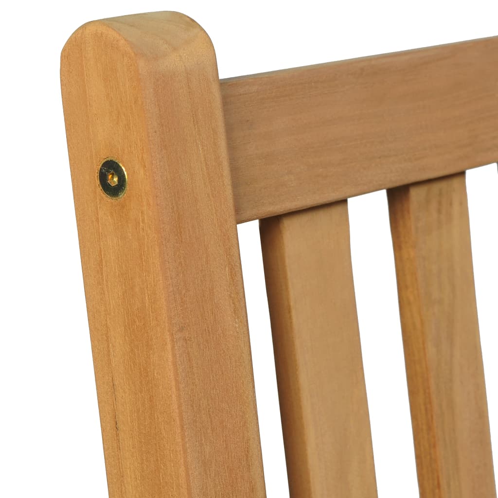 Set Da Pranzo Per Esterni 5 Pz In Legno Massello Di Teak - Image 6