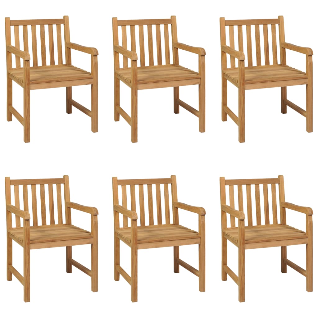 Set Da Pranzo Per Esterni 7 Pz In Legno Massello Di Teak - Image 3