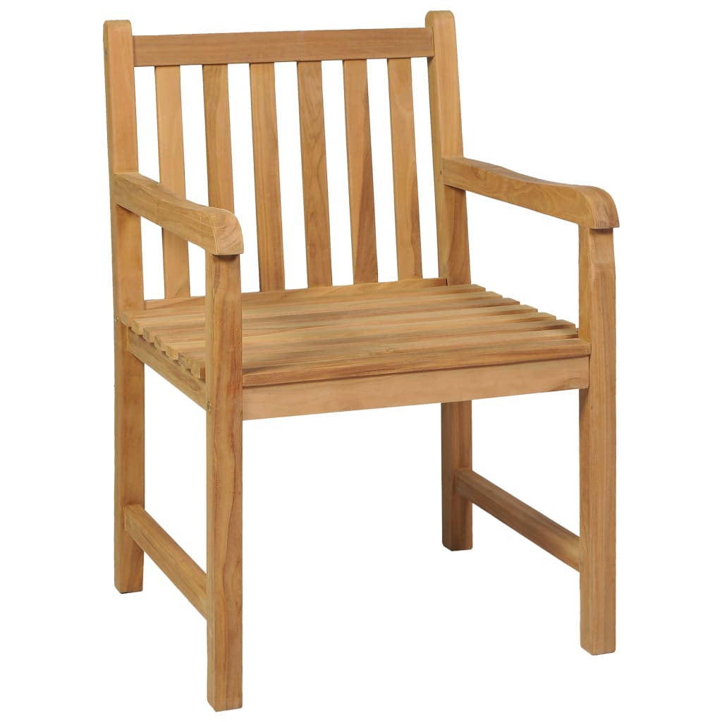 Set Da Pranzo Per Esterni 7 Pz In Legno Massello Di Teak - Image 4