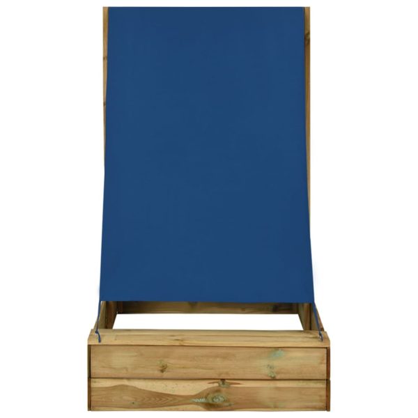 Sabbiera Con Tetto 80x60x97,5 Cm Legno Di Pino Impregnato - Image 3