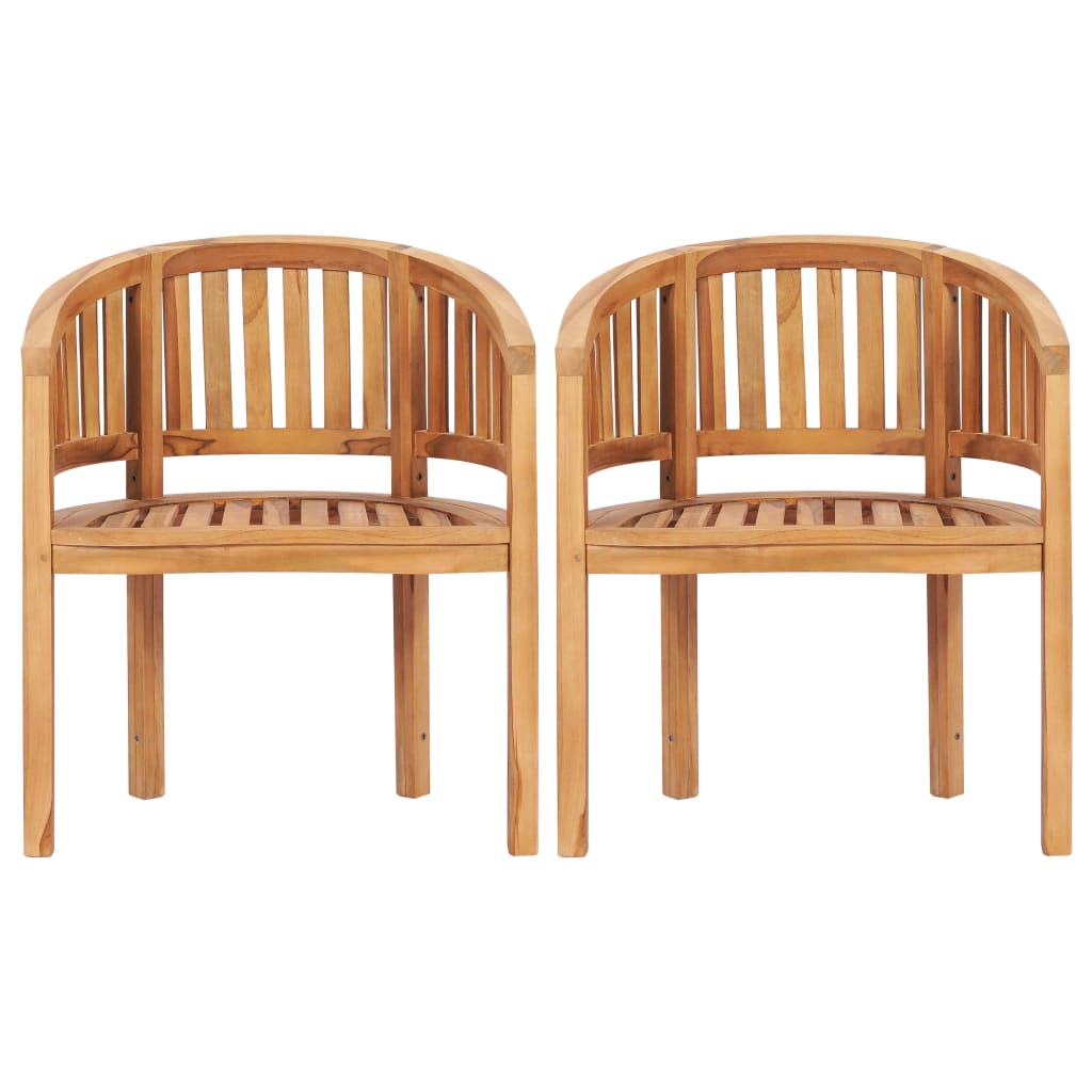 Set Salotto Da Giardino 4 Pz Design Curvo In Massello Di Teak - Image 5
