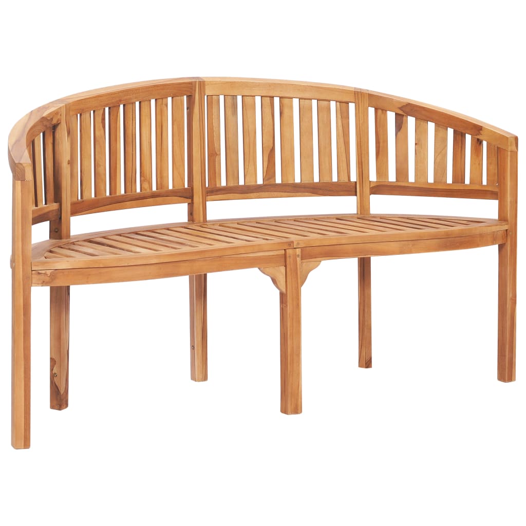Set Salotto Da Giardino 4 Pz Design Curvo In Massello Di Teak - Image 6