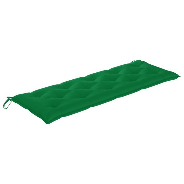 Panca Da Giardino 3 Posti Con Cuscino 150cm Grigia In Eucalipto - Image 6