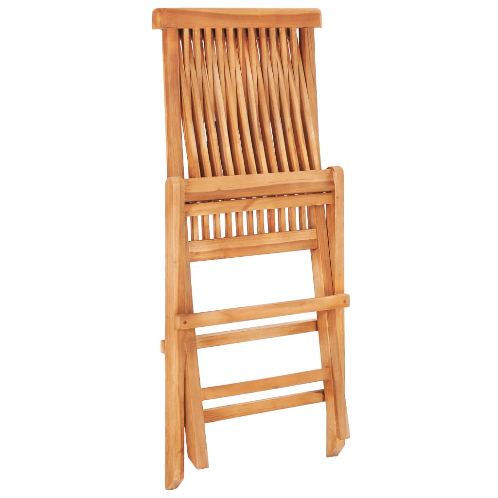 Set Da Bistrot 3 Pz Con Cuscini Antracite In Massello Di Teak - Image 5