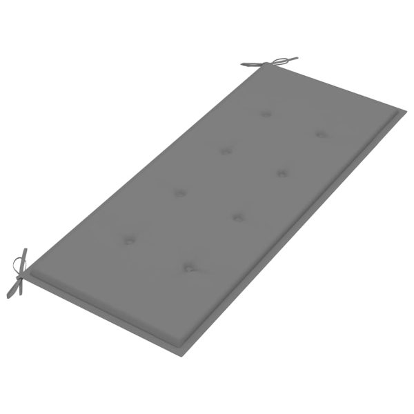 Panca Da Giardino Con Cuscino 120 Cm In Bambù - Image 5
