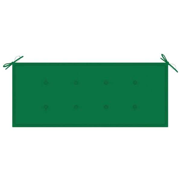 Panca Da Giardino Con Cuscino 120 Cm In Bambù - Image 6