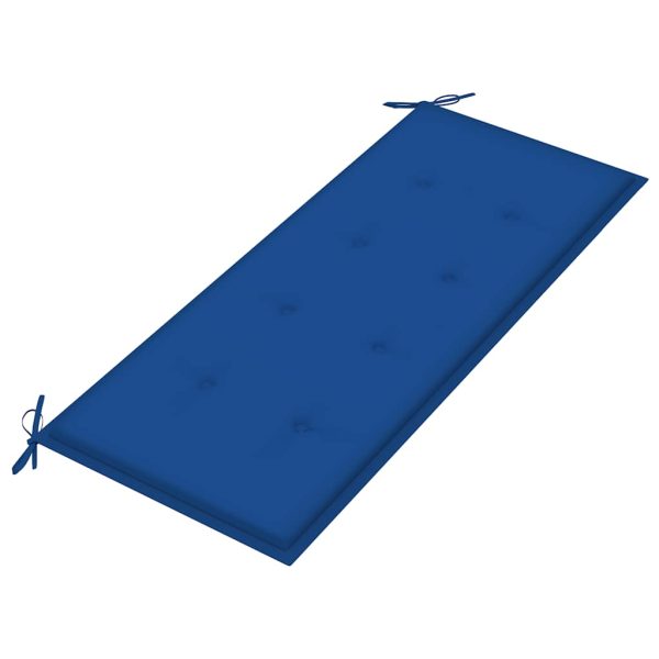 Panca Da Giardino Con Cuscino 120 Cm In Bambù - Image 5