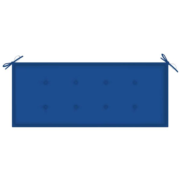 Panca Da Giardino Con Cuscino 120 Cm In Bambù - Image 6