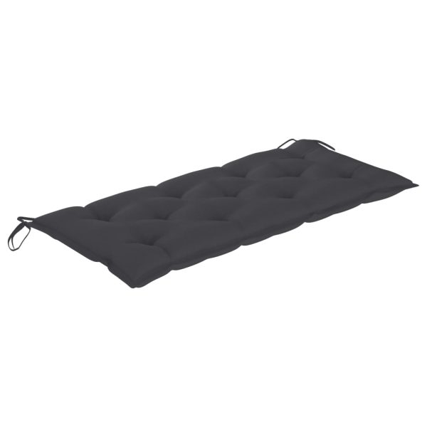 Panca Da Giardino Con Cuscino 120 Cm In Bambù - Image 6