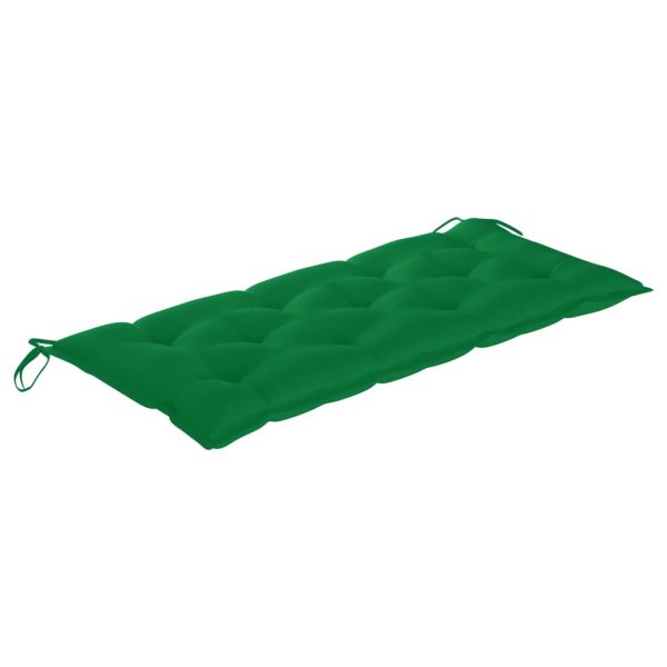 Panca Da Giardino Con Cuscino 120 Cm In Bambù - Image 6