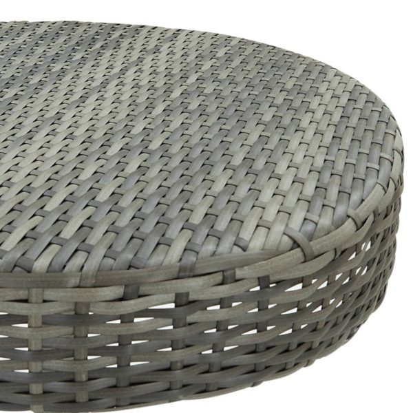 Set Bar Da Giardino 3 Pz In Polyrattan Grigio - Image 6