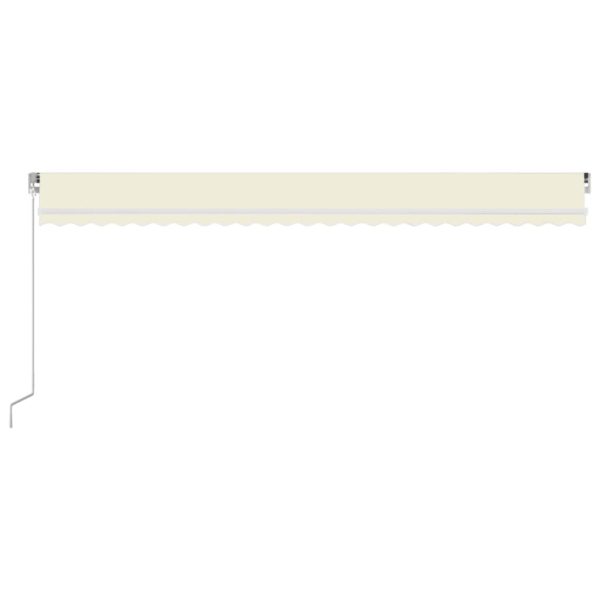Tenda Da Sole Retrattile Manuale 600x350 Cm Crema - Image 4