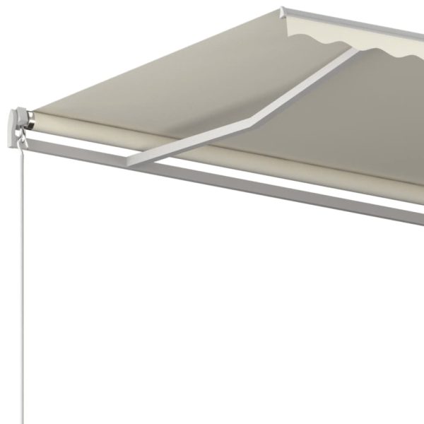 Tenda Da Sole Retrattile Manuale 600x350 Cm Crema - Image 5