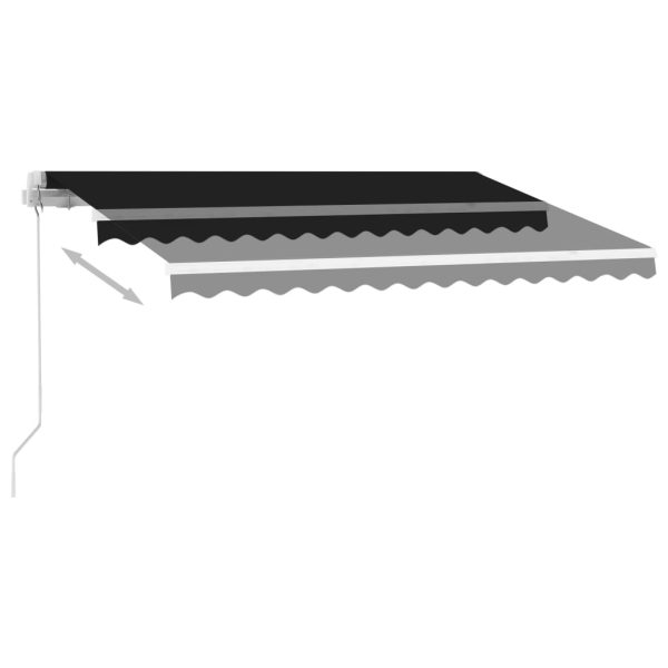 Tenda Da Sole Manuale Autoportante 300x250 Cm Antracite - Image 4