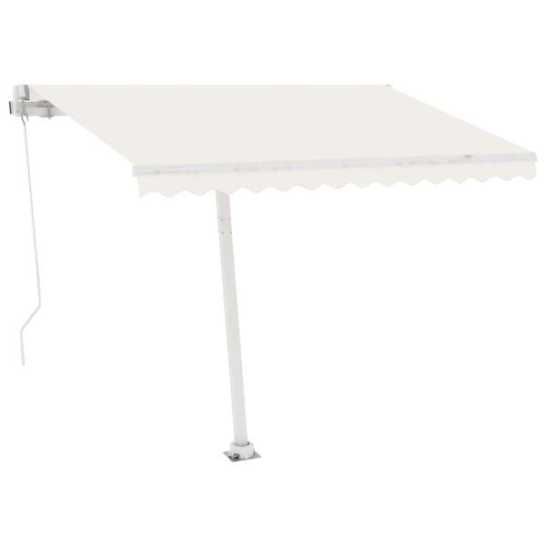 Tenda Da Sole Manuale Autoportante Manuale 350x250 Cm Crema - Image 4