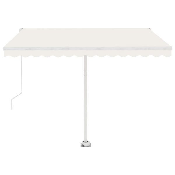 Tenda Da Sole Manuale Autoportante Manuale 350x250 Cm Crema - Image 5