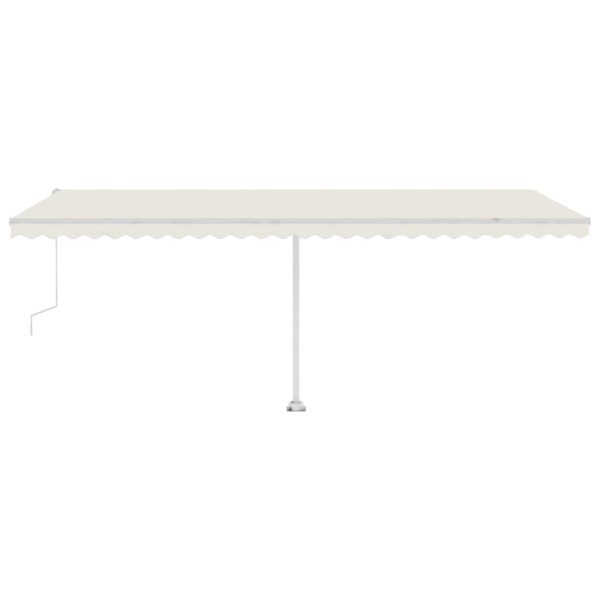 Tenda Automatica Con Sensore Vento E Led 600x350 Cm Crema - Image 4