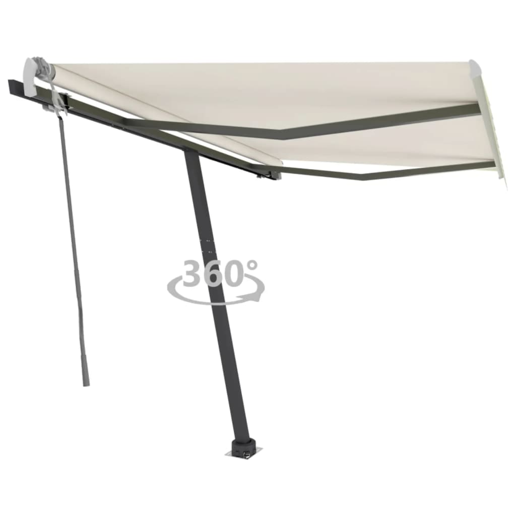 Tenda Da Sole Manuale Autoportante 300x250 Cm Crema