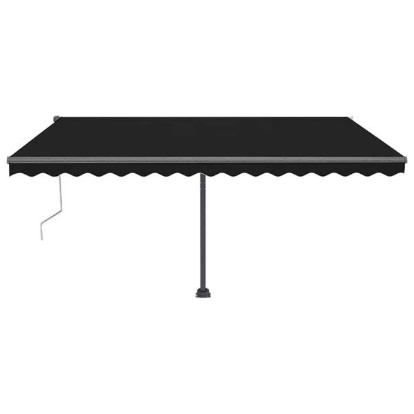 Tenda Automatica Con Sensore Vento E Led 450x300 Cm Antracite - Image 2