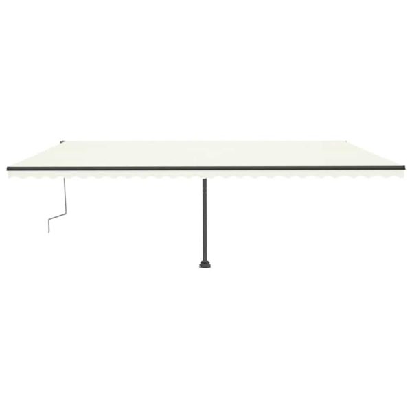Tenda Da Sole Autoportante Manuale Retrattile 600x300 Cm Crema - Image 4