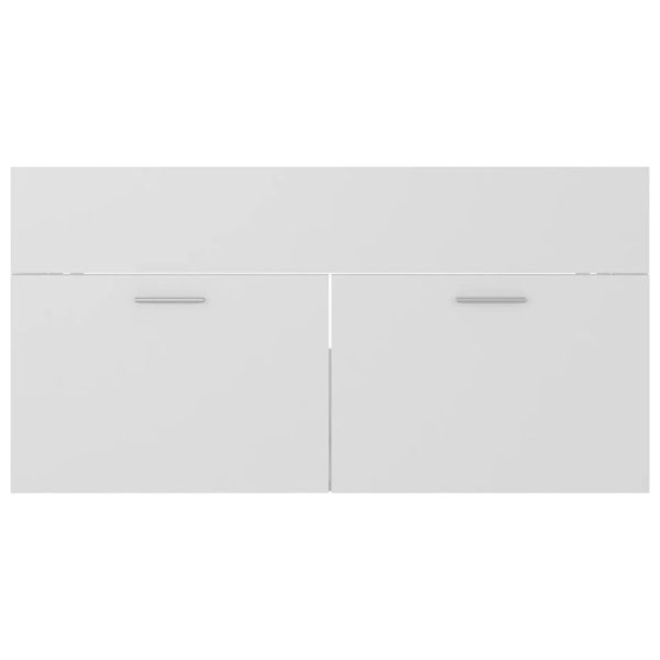 Set Mobili Da Bagno Bianco In Truciolato - Image 5