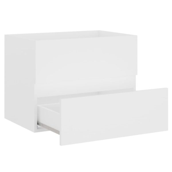 Mobile Con Lavabo Integrato Bianco In Legno Multistrato - Image 4