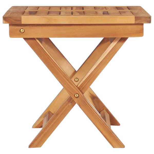 Lettini Prendisole 2 Pz Con Tavolo E Cuscino Massello Di Teak - Image 6