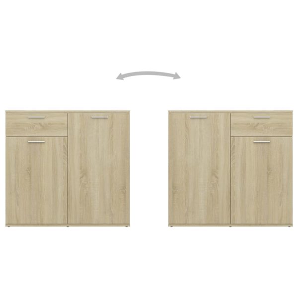 Credenza Rovere Sonoma 160x36x75 Cm In Legno Multistrato - Image 5