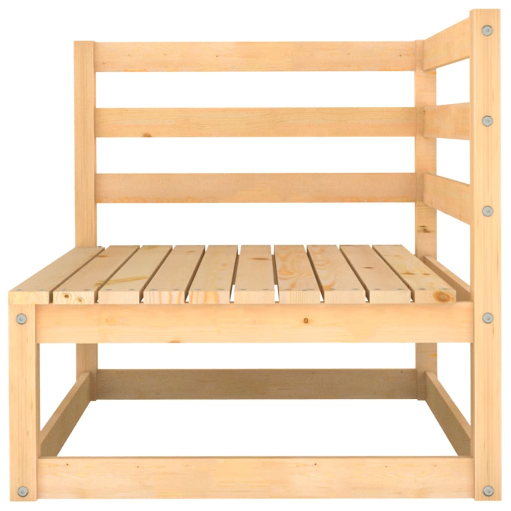 Set Divani Da Giardino 8 Pz In Legno Massello Di Pino - Image 5