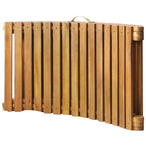Lettini Prendisole 2 Pz Con Cuscini In Legno Massello D'acacia - Image 4