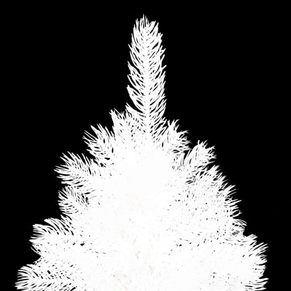 Albero Di Natale Preilluminato Con Palline Bianco 180 cm - Image 3