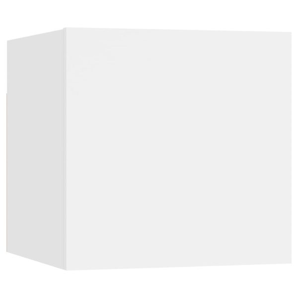 Set Di Mobili Porta Tv 3 Pz Bianco In Legno Multistrato - Image 6