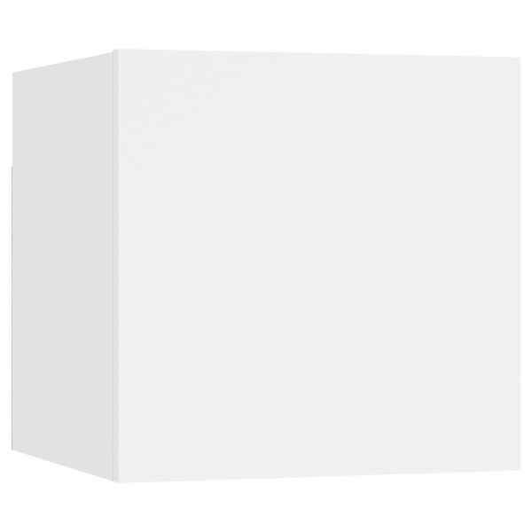 Set Mobili Porta Tv 6 Pz Bianco In Legno Multistrato - Image 5