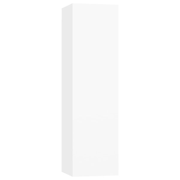 Set Di Mobili Porta Tv 5 Pz Bianco In Legno Multistrato - Image 5