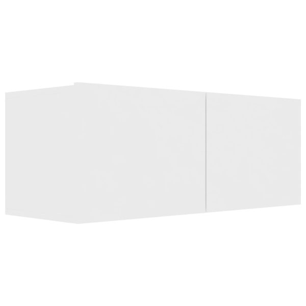 Set Mobili Porta Tv 2 Pz Bianco In Legno Multistrato - Image 5