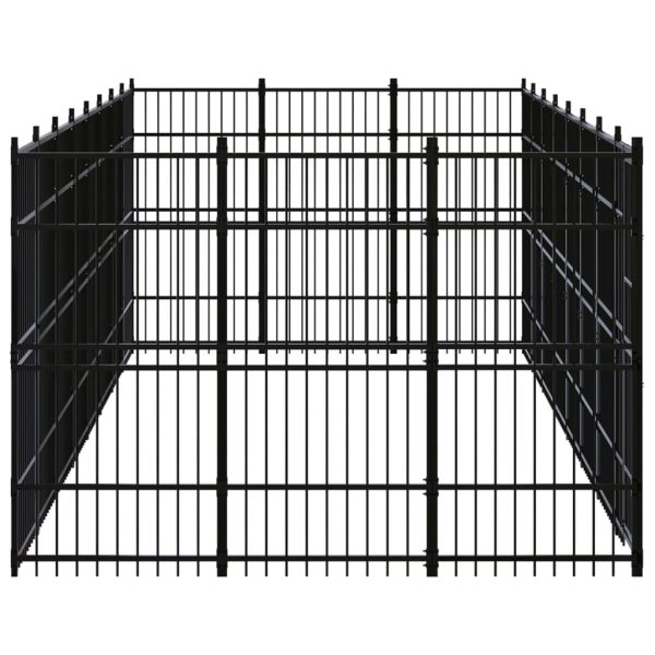 Gabbia Per Cani Da Esterno In Acciaio 22,12 m² - Image 3