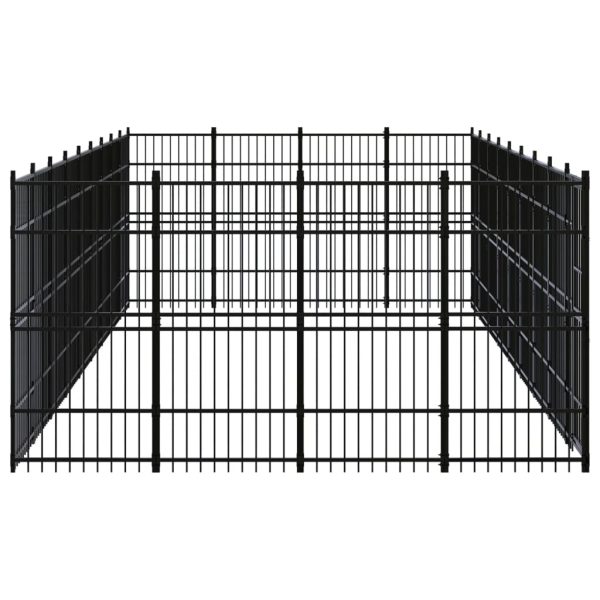 Gabbia Per Cani Da Esterno In Acciaio 33,18 m² - Image 3