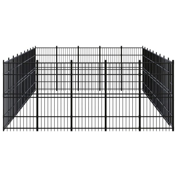 Gabbia Per Cani Da Esterno In Acciaio 41,47 m² - Image 3