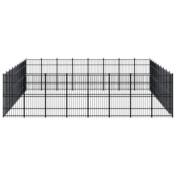 Gabbia Per Cani Da Esterno In Acciaio 66,36 m² - Image 3