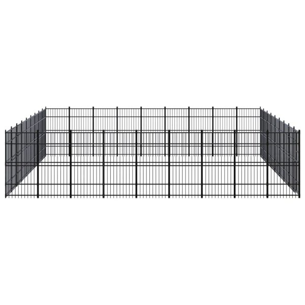 Gabbia Per Cani Da Esterno In Acciaio 74,65 m² - Image 3
